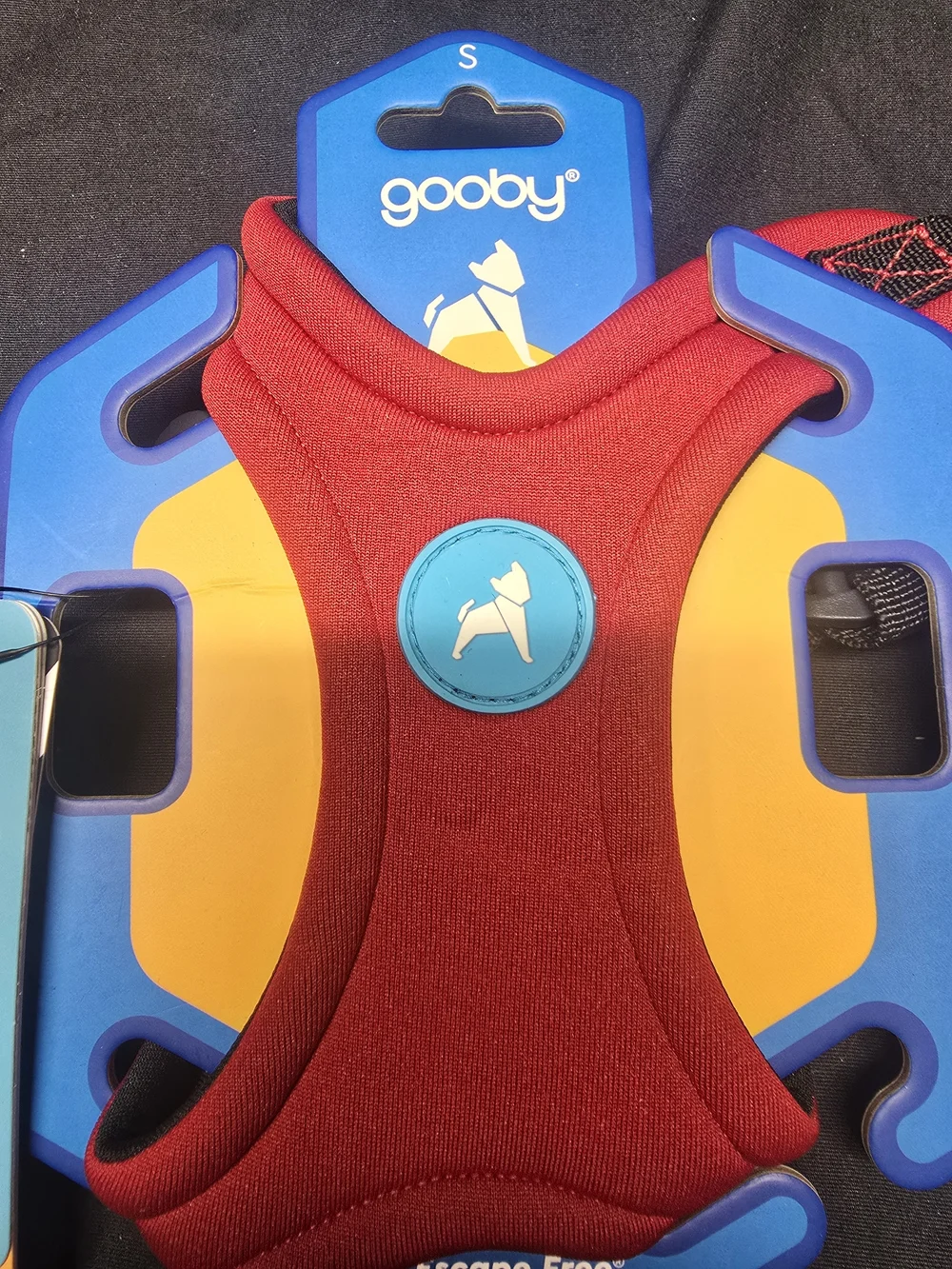 Gooby Escape Free Sport Dog Harness in Red SMALL
